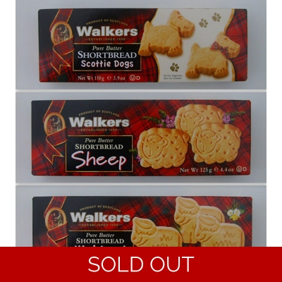 SCOTTIE DOGS OR SHEEP PURE BUTTER WALKERS SCOTTISH SHORTBREAD. FREE POST